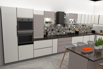 modular Küche 1 Geschirr Lebensmittel Essen Gerät Tabelle Gericht Haus 3d print model - Mito3D