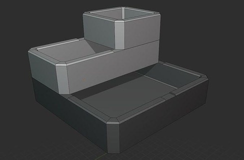 modulaire espace rangement bêta récipient 3dprint Bureau organisation loisir DIY 3d print model - Mito3D