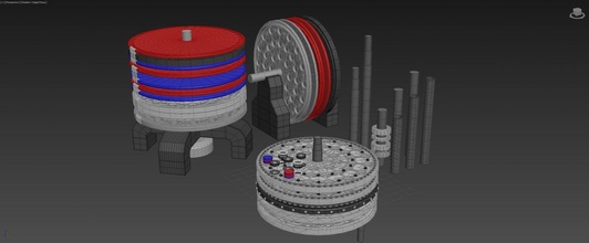 modular variable magnetic coupling - concept module magnet strong slip raqia design hobby diy automotive 3d print model - Mito3D