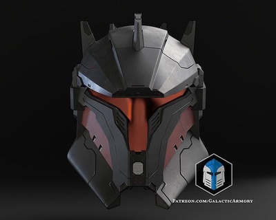 moff Gideon spartanisch Helm 3d drucken Dateien Rüstung Star Kriege Heiligenschein Cosplay sci fi Charakter Hobby DIY 3d print model - Mito3D