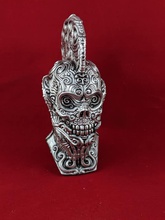 mohawk skull sculpture ancient decoration design bust art sculptures 3d print model - Mito3D