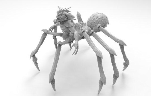 mohawk araña duendecillo gremlins criatura juegos juguetes 3d print model - Mito3D