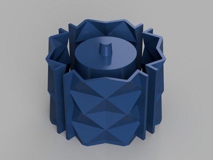 molde geométrico paraca macetas 3d impreso maceta impresora 3dprinter hormigón plastico negocio casa interior pasatiempo conceptual Arte diseño idea modelos bricolaje diy 3d print model - Mito3D