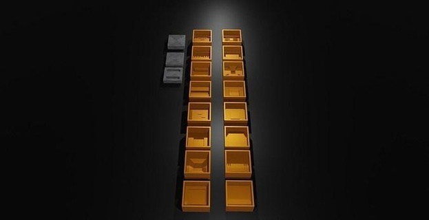 molds tiles simple collection prefabs shape mold brick mod 3dprint prin ready house 3d print model - Mito3D