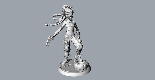 molly anime punk edition animal characters game printable sculpture decorative goblin mage mesh electronic fantasy character games toys hobby diy mechanical parts 3d print model - Mito3D