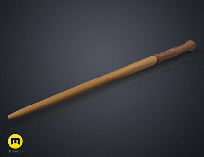 molly weasleys wand fantasy game harry magic wizard witch potter witchcraft magician games toys 3d print model - Mito3D
