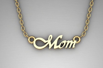 anne kolye takı gümüş yazdırılabilir platin mücevher sterlin parlak moda güzellik küpe altın bileklik 3d print model - Mito3D