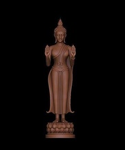lunedi monaco buddha scultura statua antico arte sculture 3d print model - Mito3D