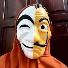para soygun maske karışık versiyon kore ispanyolca bağlantı ekonomik alan kostüm oyunu oyuncaklar netflix cadılar bayramı kalamar oyun oyunlar hırsızı karıştırmak maskesi 3d print model - Mito3D