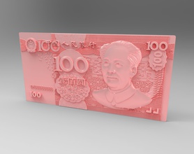 money rmb art currency cash coin bank financial coins badges 3d print model - Mito3D