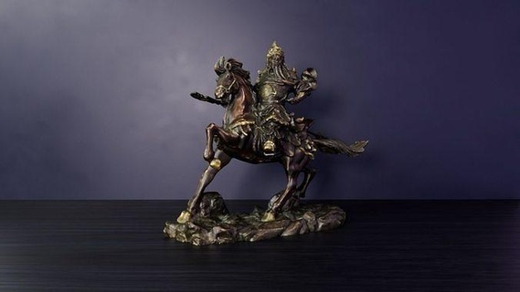 mongol Caballero estatua 3dprint imprimible guerrero guerra decoración juguete hogar casa stl diseño personaje hombre Arte esculturas 3d print model - Mito3D
