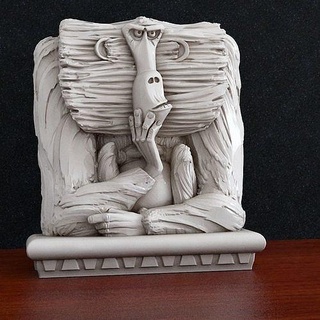 monkey monkey pendant trinket charm animal art sculptures  3d print model - Mito3D