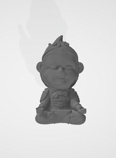 singe Roi singes rois portrait statue art sculptures 3d print model - Mito3D