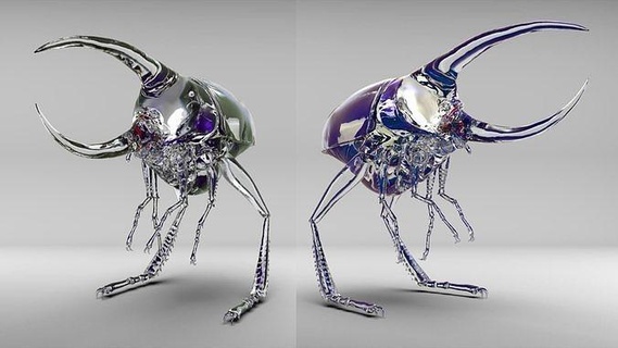 canavar dayalı şekil böcek 3d model karakter hayvan doğa heykel Sanat heykeller bilim fi 3d print model - Mito3D