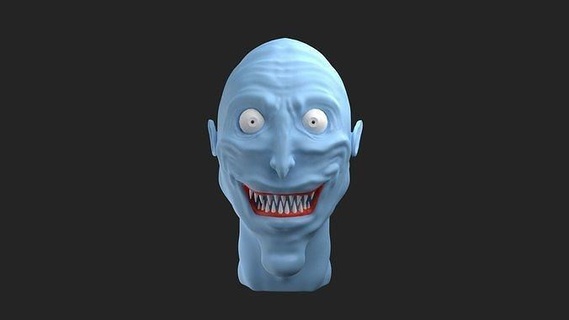 monstre visage modèle personnage fantaisie tête créature art monstres sculptures sculpture créatures personnages 3d print model - Mito3D