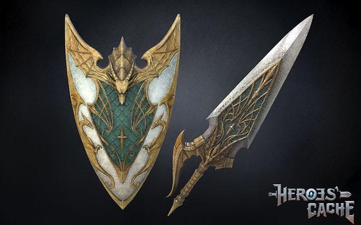monstro caçador mundo real espada escudo conjunto fantasia ornamentado guilda Palácio arma armaduras iceborne jogos brinquedos acessórios 3d print model - Mito3D