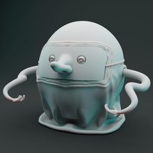 monstre limité édition 3d impression modèle animal bête imprimable jouet jeux fantaisie rpg miniature créature mignonne géant titan mutant utopie fictif dessin animé scifi jouets 3d print model - Mito3D