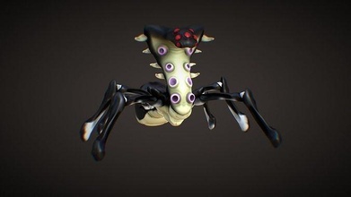 monster spider model design ant toys games 3d print model - Mito3D