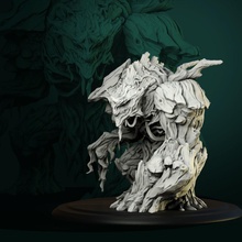 monstrent pre-supported treant forest tabletop fantasy sculpture dndminiatures wargame boardgame fantasyminiatures dnd pathfinder ttrpg highdetail creature monster games toys board 3d print model - Mito3D
