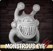 monstrous eye rpg miniature art character sculpture game monster creature dungeonsanddragons dnd beholder spectator tyrant games toys board 3d print model - Mito3D