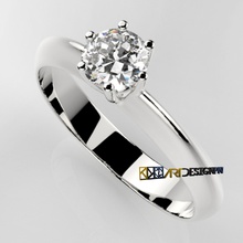 montatura anello solitaire diamant bague bijoux or imprimable bijou artdesignpn liguori 3dmodel 3dprintmodel anneaux 3d print model - Mito3D