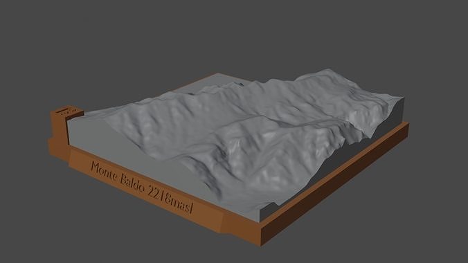 monte negrita montaña paisaje volcán terreno ambiente naturaleza fotogrametría elevación dem Ciencias 3D print model - Mito3D