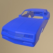 Monte carlo ss 1986 yazdırılabilir araba vücut Chevrolet yuva 1 10 parçalar ölçülü Tamiya rc miniz tarayıcı Kyosho eksenel 3d print model - Mito3D