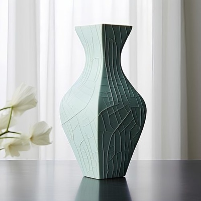 monte mario vase contemporain accueil maison décor fleur décoration intérieur conception 3d print model - Mito3D