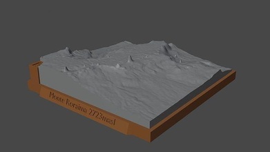 monte roraima Montagne paysage volcan terrain environnement nature photogrammétrie élévation dem science 3d print model - Mito3D