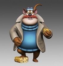 monterey jack chip dale roquefort printing mouse cheese games toys 3d print model - Mito3D