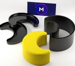 mond bad bombe schimmel diy schönheit spa handgemacht handwerk hobby hand werkzeuge 3d print model - Mito3D