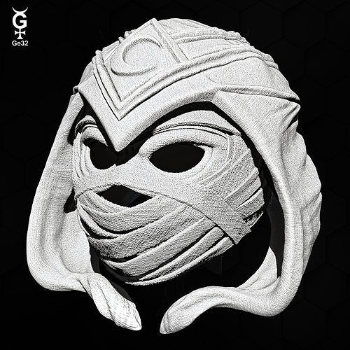 moon knight cat - mask mr marc spector steven grant jake lockley khonshu midnight sons avengers marvel ucm mcu multiverse kitten games toys 3D print model - Mito3D