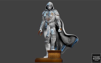 lune chevalier merveille mcu drame personnage disney héros 3d impression art sculptures 3d print model - Mito3D