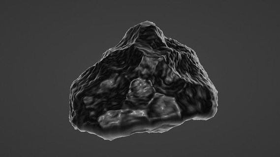 moon rock meteorite topology model shape simplicity geometric geometry subdivision 3dmodel low game ready default resin architectural engineering moon meteorite nugget gold mathematical science astronomy physics astronomy physics  3d print model - Mito3D