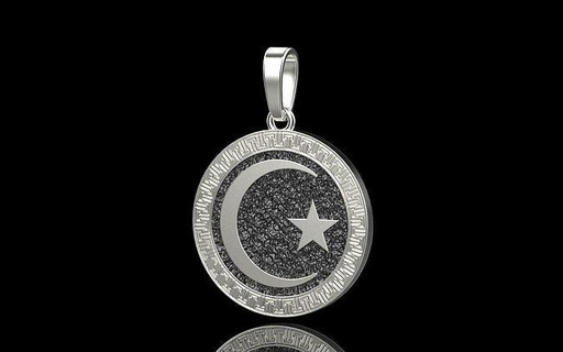 ay star kolye yüzük bilezik küpe altın gül gümüş yazdırılabilir bling takı lüks mücevher parlak elmas moda sterlin güzellik nişan 3d print model - Mito3D