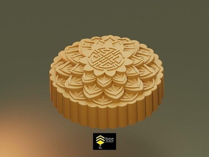llave luna panadería dulce pastel comida delicioso azúcar horneando pan molde casa cocina 3d print model - Mito3D