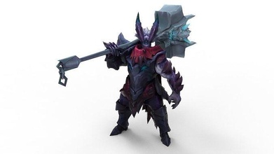 mordekaiser dragon knight - league of legends action figure champion statue online game toy lol dragonknight skin actionfigure 3d 3dprint model hero sculpture games toys 3d print model - Mito3D
