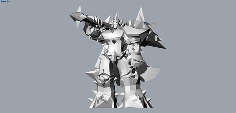 mordekaiser Jeu ligue légendes stade champion Zelda impression sculpture jouets art armure Jeux accessoires animation League of Legends fantaisie personnage 3d print model - Mito3D