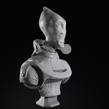 mordin solus masa busto 3d impresión imprimible resina apoya esculturas juego Shepard Arte salariano Normandía miniatura 3d print model - Mito3D