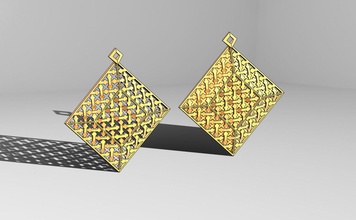 fas beldi stil moucharabieh kolye takı yazdırılabilir altın gümüş süs süsler mücevher desen cazibe arap küpe moda arapça geleneksel 3d print model - Mito3D