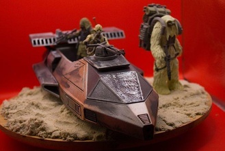 mos espa v35 deslizador guerra Galaxias Kenobi mandaloriano boba Fett juegos juguetes 3d print model - Mito3D
