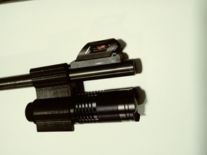 mosberg 702 flashlight holder hobby-diy gun hunting hobby diy hand tools mechanical parts 3d print model - Mito3D