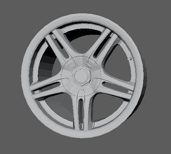 motegi ff5 wheels 3d print ready hotwheels diecast rims hobby diy automotive miniature car wheel motegiff5 3d print model - Mito3D