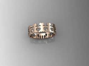 la mère de l'anneau bijoux d'argent or conception mode joyau caractère l'homme vêtements les anneaux 3d print model - Mito3D