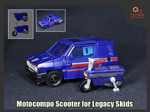 motocompo scooter transformers legacy skids addon games toys 3d print model - Mito3D