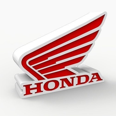 motorrad honda logo lampe schatten licht beleuchtung zuhause haus möbel design lampenschirm modern vorrichtung beleuchtet zimmer minimal minimalismus minimalistisch moto 3d print model - Mito3D