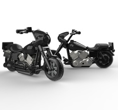 motorrad benutzerdefiniert fahrrad fahrzeug maschine miniatur brettspiele spiele spielzeuge tafel 3d print model - Mito3D