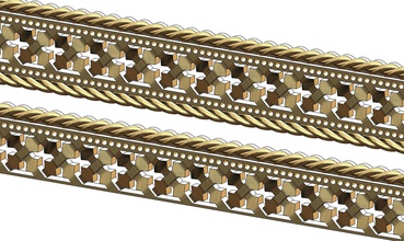 Moucharabieh bilezikler yüzükler takı yüzük altın bilezik mücevher gümüş elmas yazdırılabilir vintag moda güzellik kolye parlak Arap Arapça 3d print model - Mito3D