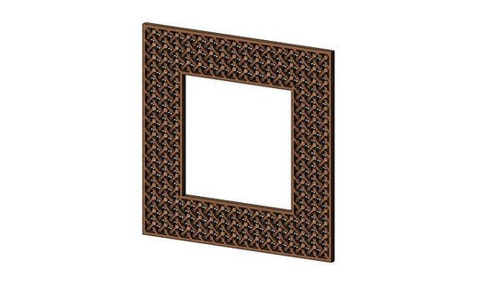 moucharabieh mirror frame decor printable wall carving ornament deco cnc furniture wood wooden pattern arabic artcam relief molding picture arabian house 3d print model - Mito3D