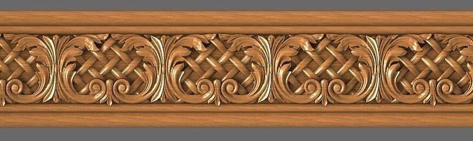 moulding 3d ornamental model architectural decoration decor ornament plaster architecture carved wall house 3d print model - Mito3D